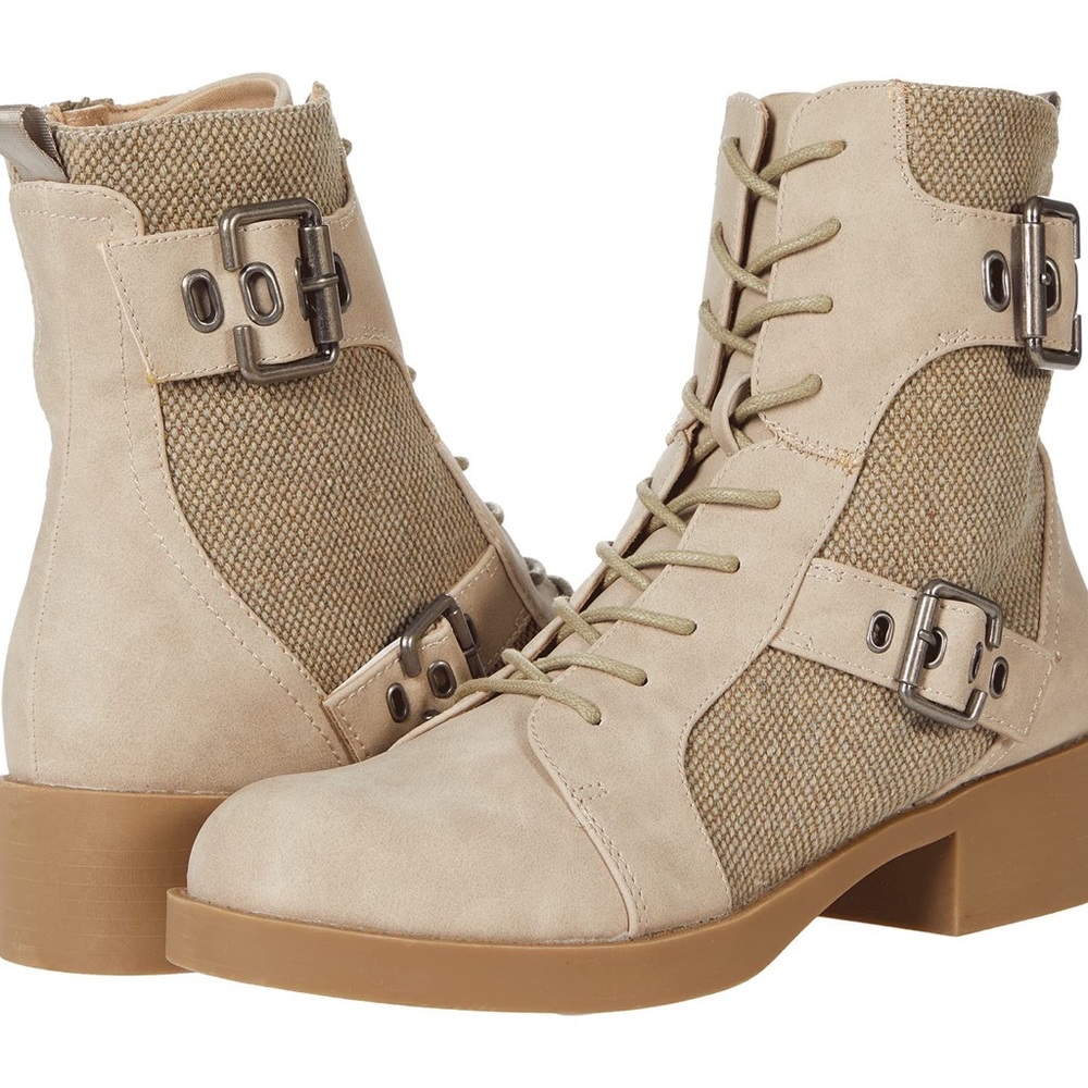 Rocket Dog Pearly Lace-Up Boots